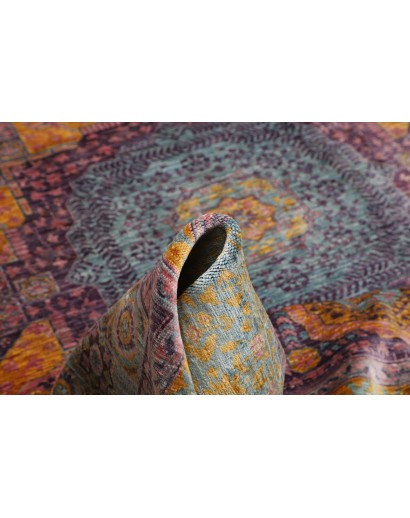 Tappeto Mamlouk Pakistan azzurro beige 243x303