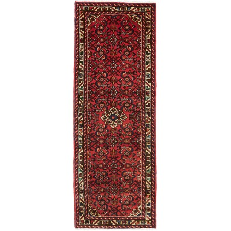 Tappeto Hamadan Persia grigio marrone 75x206