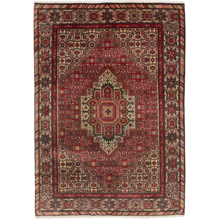 Tappeto Zandjan Persia verde marrone 137x205