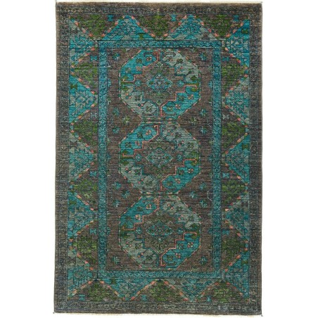 Tappeto Tribal Pakistan grigio 125x188
