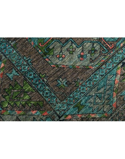 Tappeto Tribal Pakistan grigio 125x188