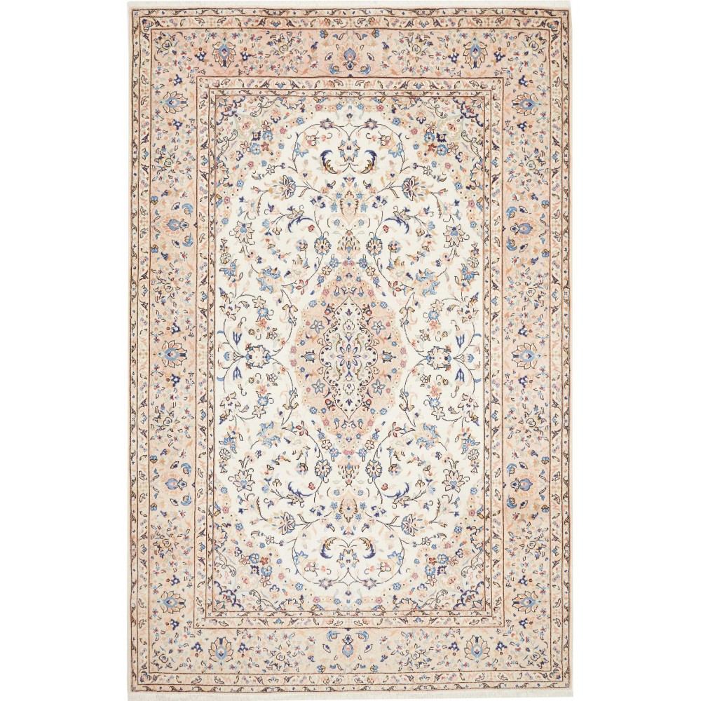 Tappeto Kashan Persia bianco 200x305 Tappeto Kashan Persia bianco 200x305