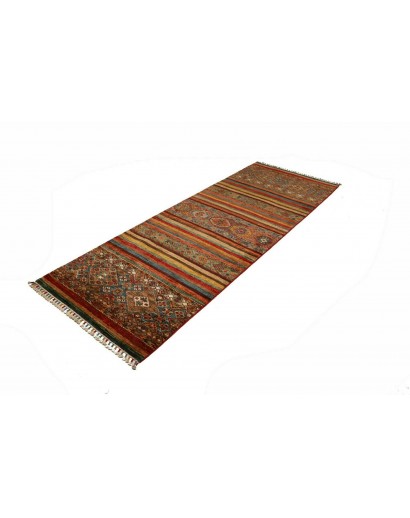 Tappeto Samarkand Pakistan marrone grigio 90x249