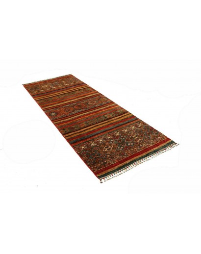 Tappeto Samarkand Pakistan marrone grigio 90x249