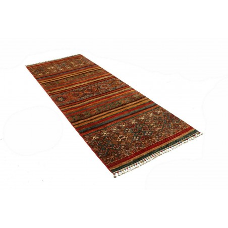 Tappeto Samarkand Pakistan marrone grigio 90x249