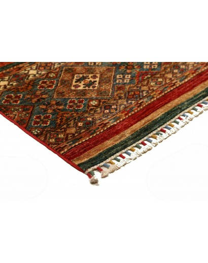 Tappeto Samarkand Pakistan marrone grigio 90x249