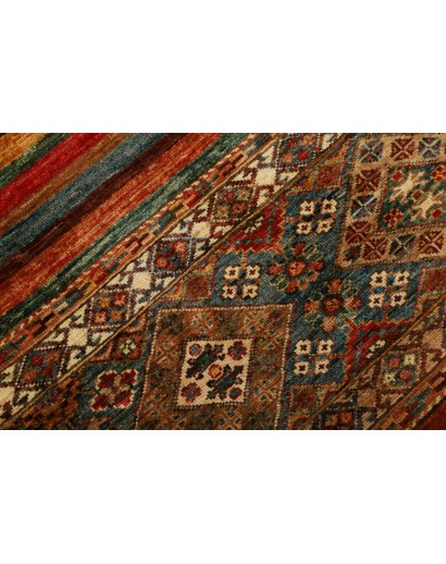 Tappeto Samarkand Pakistan marrone grigio 90x249