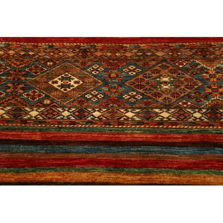 Tappeto Samarkand Pakistan marrone grigio 90x249