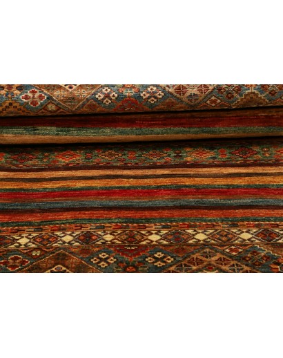 Tappeto Samarkand Pakistan marrone grigio 90x249
