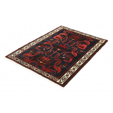 Tappeto Hamadan Persia grigio marrone 108x150