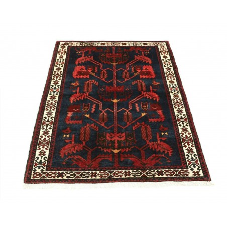 Tappeto Hamadan Persia grigio marrone 108x150