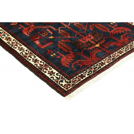 Tappeto Hamadan Persia grigio marrone 108x150