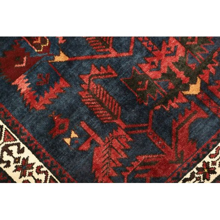 Tappeto Hamadan Persia grigio marrone 108x150