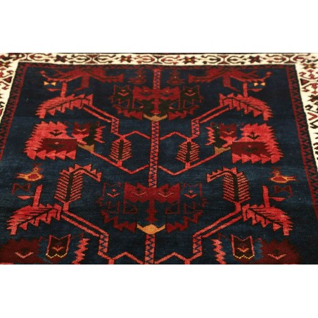 Tappeto Hamadan Persia grigio marrone 108x150