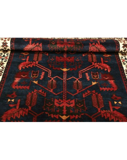 Tappeto Hamadan Persia grigio marrone 108x150