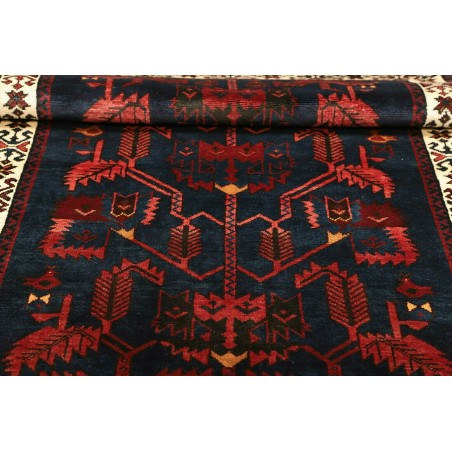 Tappeto Hamadan Persia grigio marrone 108x150