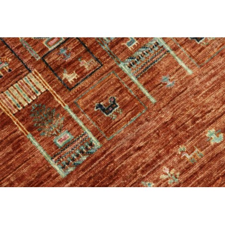 Tappeto Siva Pakistan marrone 80x118