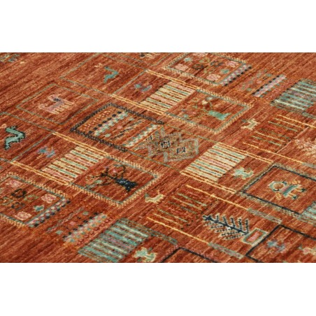 Tappeto Siva Pakistan marrone 80x118