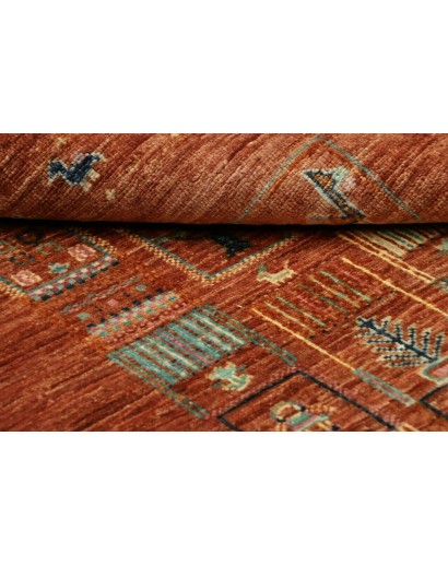 Tappeto Siva Pakistan marrone 80x118