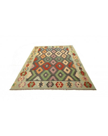 Tappeto Kilim Afghanistan marrone 170x244
