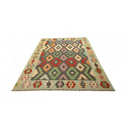 Tappeto Kilim Afghanistan marrone 170x244