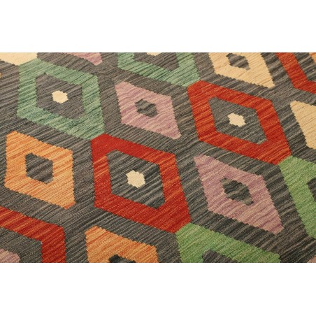 Tappeto Kilim Afghanistan marrone 170x244