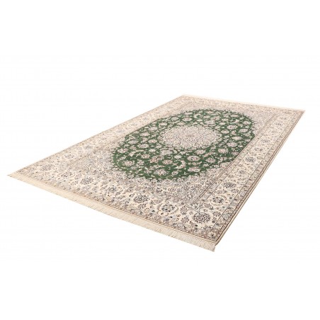 Tappeto Nain 9La Persia bianco grigio 202x308