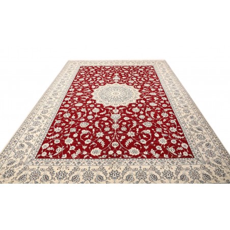 Tappeto Nain 9La Persia bianco grigio 250x340