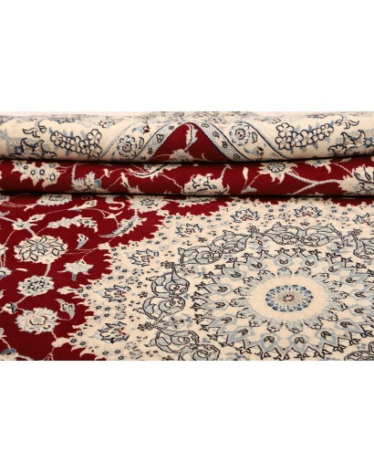 Tappeto Nain 9La Persia bianco grigio 250x340