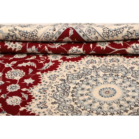 Tappeto Nain 9La Persia bianco grigio 250x340