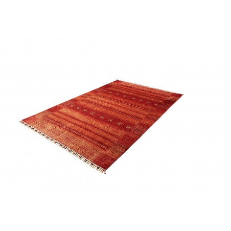 Tappeto Siva Pakistan marrone giallo 165x248