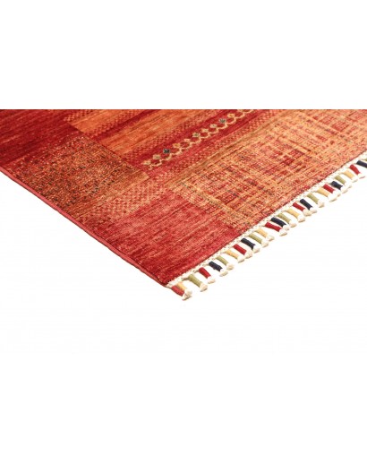 Tappeto Siva Pakistan marrone giallo 165x248