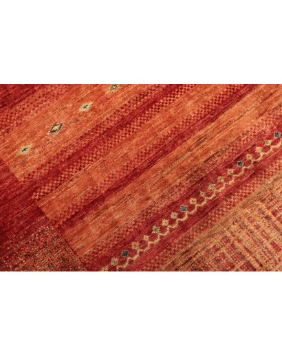 Tappeto Siva Pakistan marrone giallo 165x248