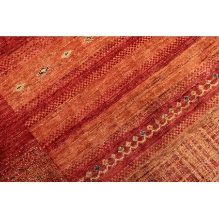 Tappeto Siva Pakistan marrone giallo 165x248