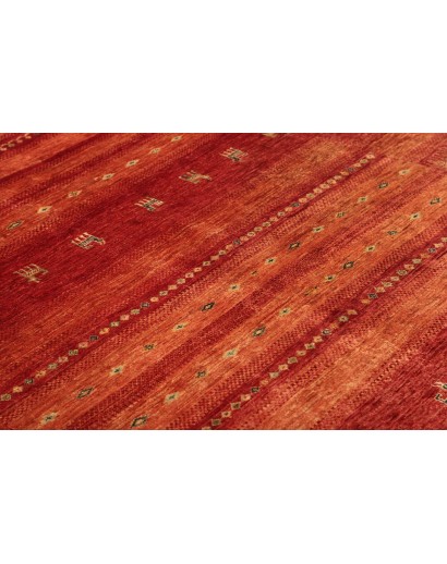 Tappeto Siva Pakistan marrone giallo 165x248