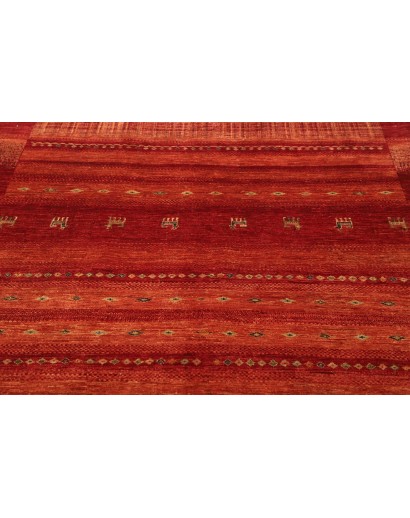 Tappeto Siva Pakistan marrone giallo 165x248