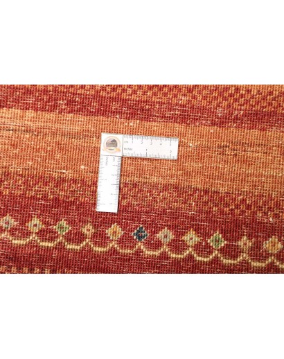 Tappeto Siva Pakistan marrone giallo 165x248