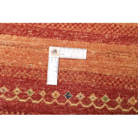 Tappeto Siva Pakistan marrone giallo 165x248
