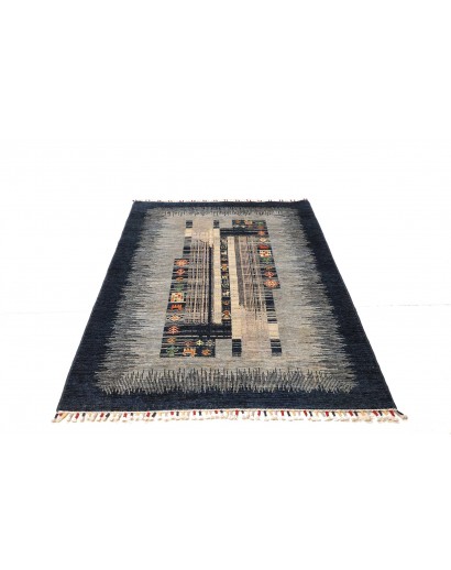 Tappeto Siva Pakistan beige grigio 122x185