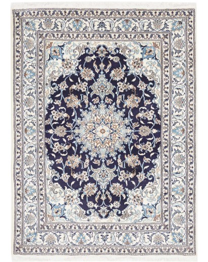 Tappeto Nain Kashmar Persia grigio 148x200