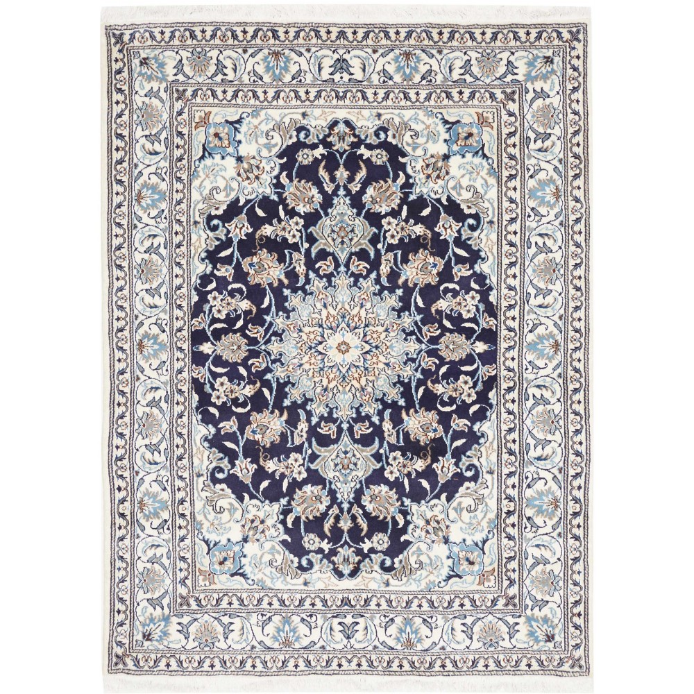 Tappeto Nain Kashmar Persia grigio 148x200 Tappeto Nain Kashmar Persia grigio 148x200