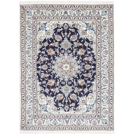 Tappeto Nain Kashmar Persia grigio 148x200