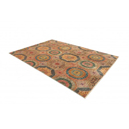 Tappeto Mamlouk Pakistan marrone grigio 201x299