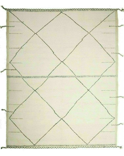 Tappeto Gabbeh Marrakech Pakistan bianco 253x312