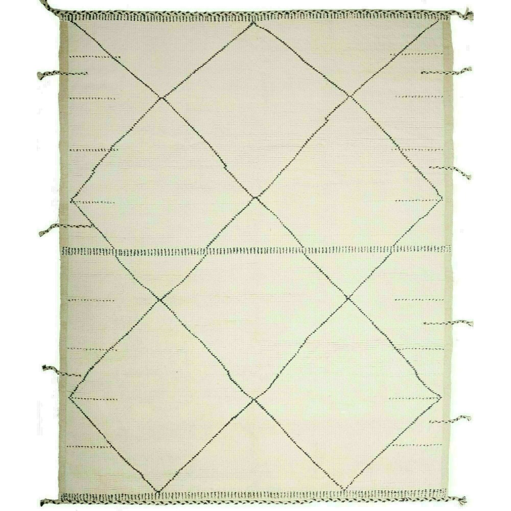 Tappeto Gabbeh Marrakech Pakistan bianco 253x312 Tappeto Gabbeh Marrakech Pakistan bianco 253x312