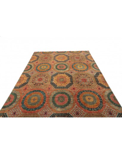 Tappeto Mamlouk Pakistan marrone grigio 201x299
