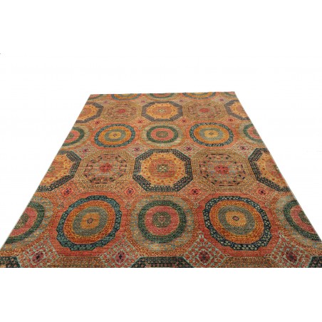 Tappeto Mamlouk Pakistan marrone grigio 201x299