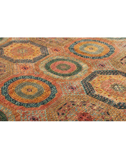 Tappeto Mamlouk Pakistan marrone grigio 201x299