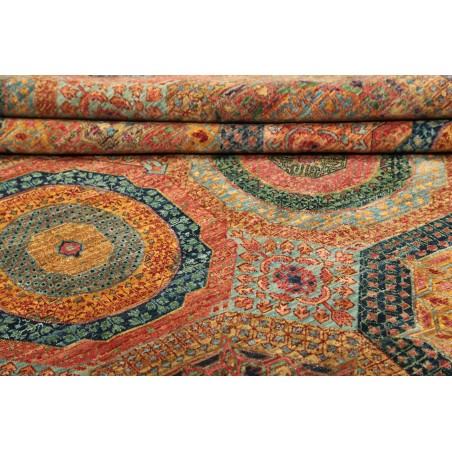 Tappeto Mamlouk Pakistan marrone grigio 201x299