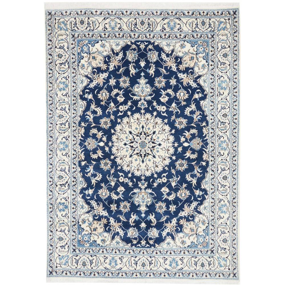 Tappeto Nain Kashmar Persia grigio 165x230 Tappeto Nain Kashmar Persia grigio 165x230